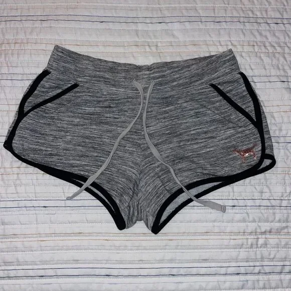 Victoria’s Secret PINK Sequin Bling Short Shorts W Pockets Size Medium - Picture 3 of 10